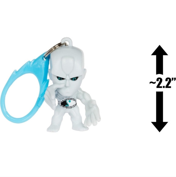 Two Capcom Street Fighter Backpack Hangers Keychain 2" Guile and Seth - Picture 7 of 7